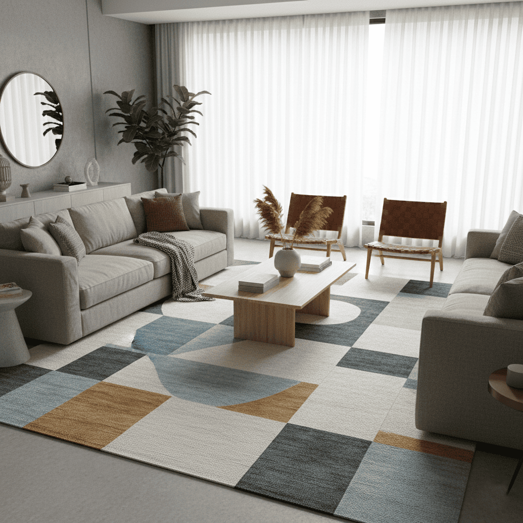 Geometric Pattern Dhurrie